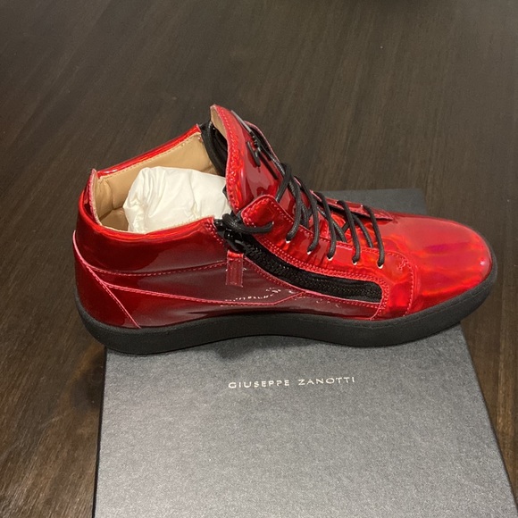 Size 12 Men’s US Giuseppe Zanotti Metropolis Red - Picture 4 of 6